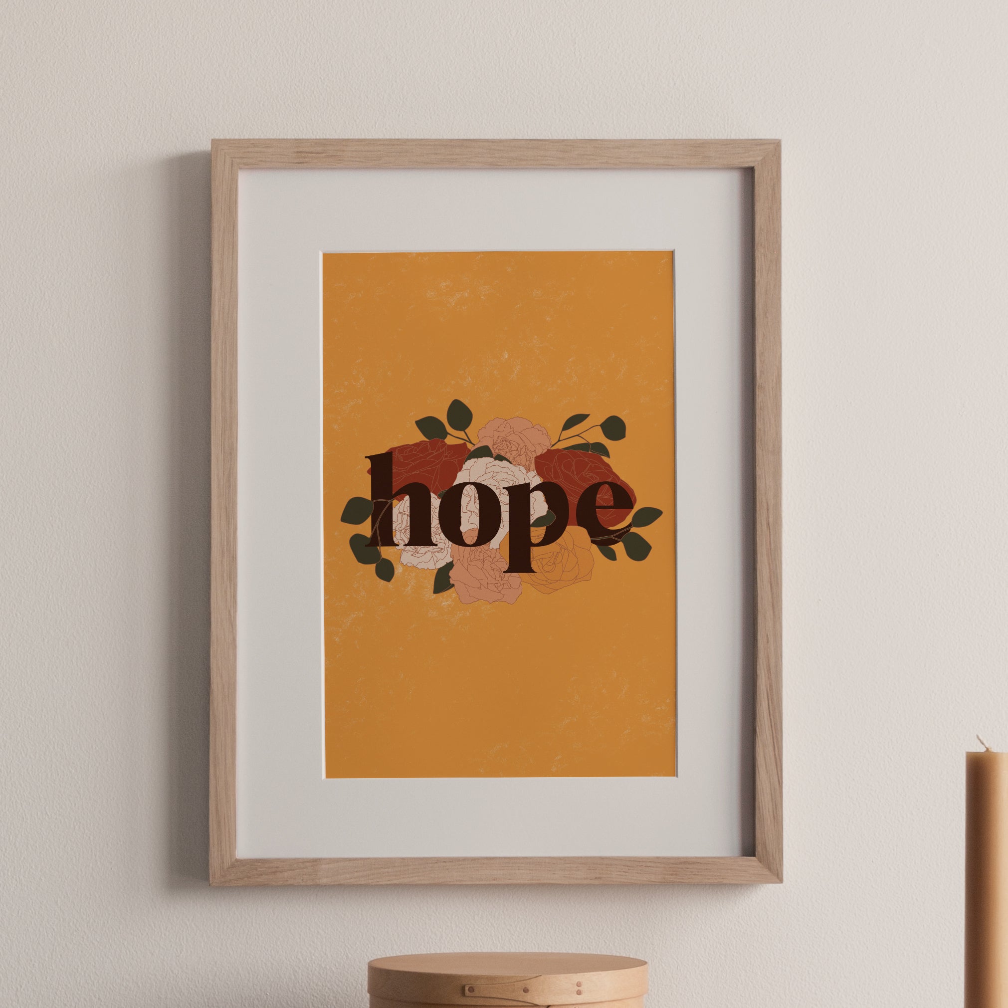 Hope Floral Print Yellow