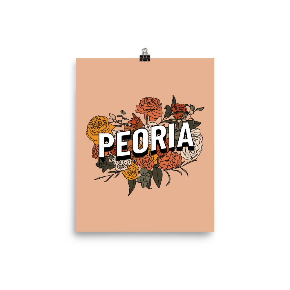 Peoria Print Pink